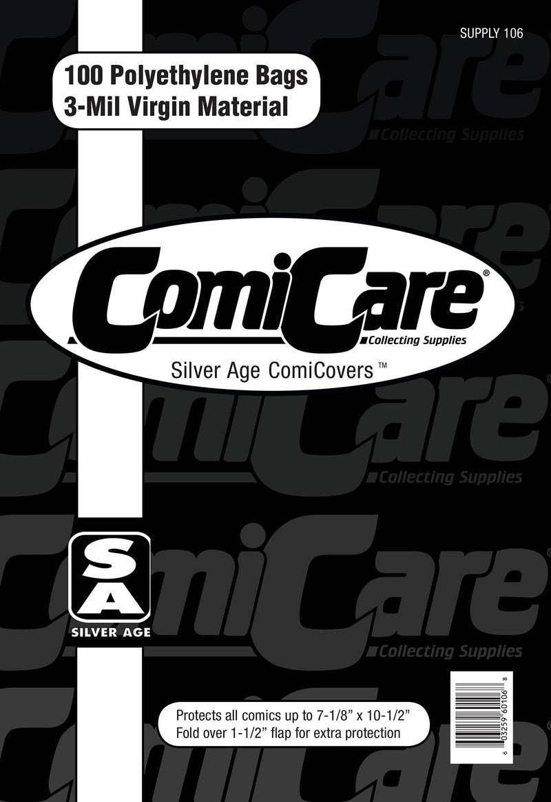 Comicare Silver PE Bags